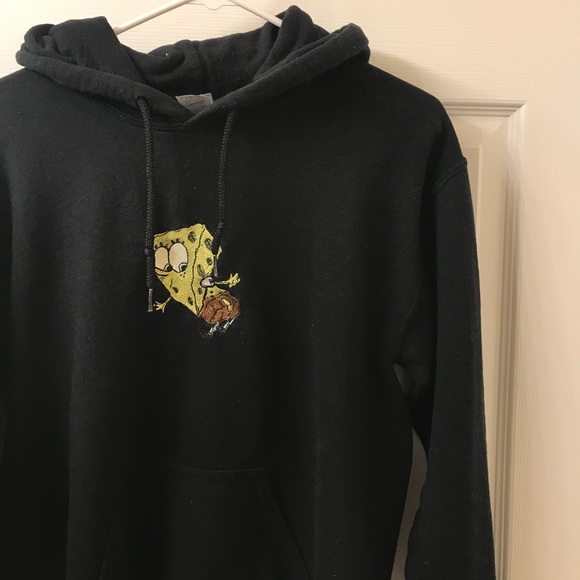 Spongebob Ripped Pants Embroidered Hoodie - Picture 6 of 12